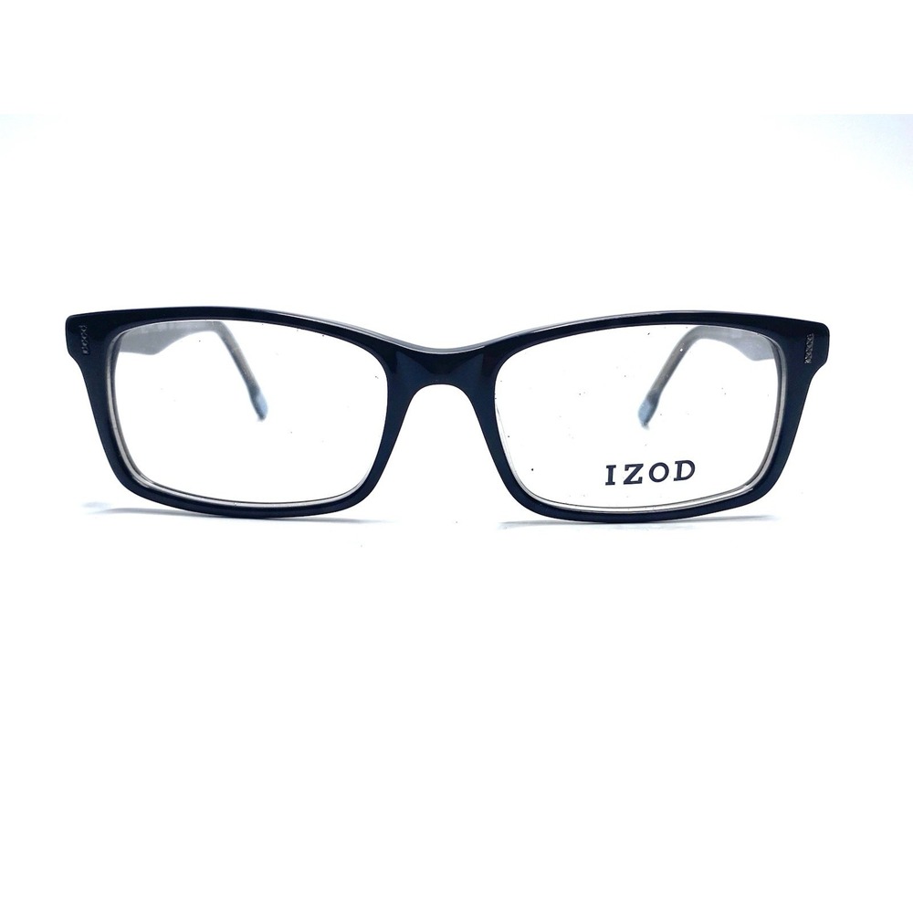 New IZOD Rectangular Glasses IZ 2036 BLACK LAMINATE 52 17 140